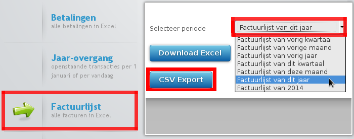 Hoe Autorespond exporteren voor Acumulus - Stap 3